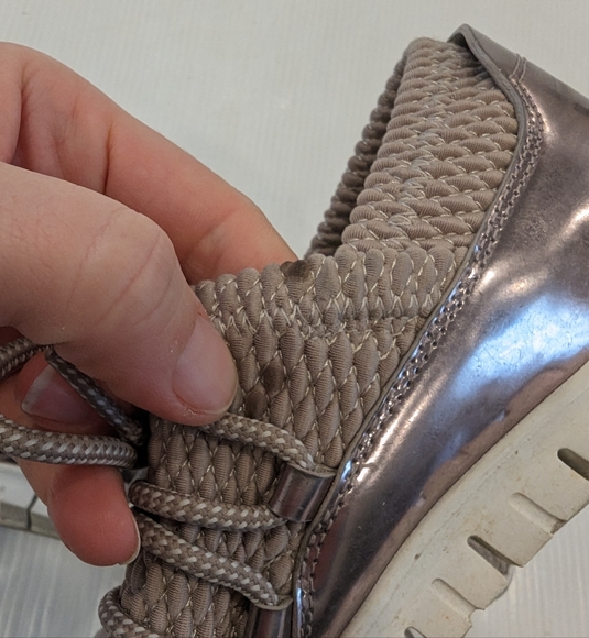 COLE HAAN Zero Grand Rose Gold Lace-up Lightweight Running Shoes - Picture 4 of 13